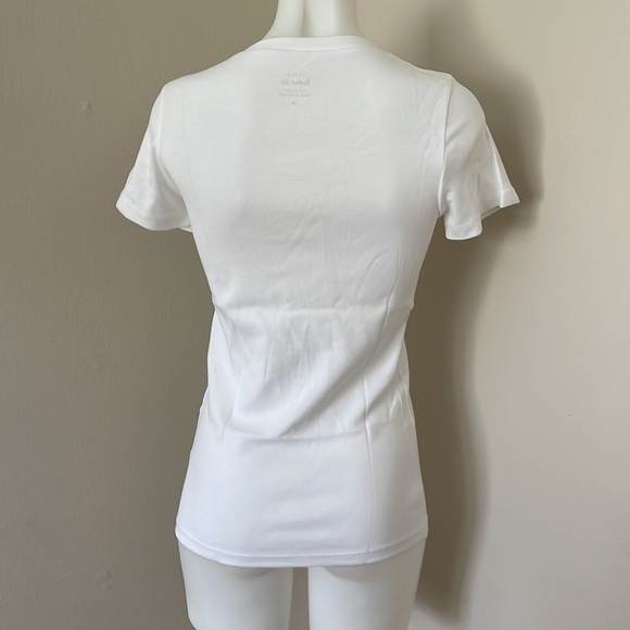 (NWT) J. Crew Perfect Fit 100% Cotton White Tee, Small - Picture 9 of 16